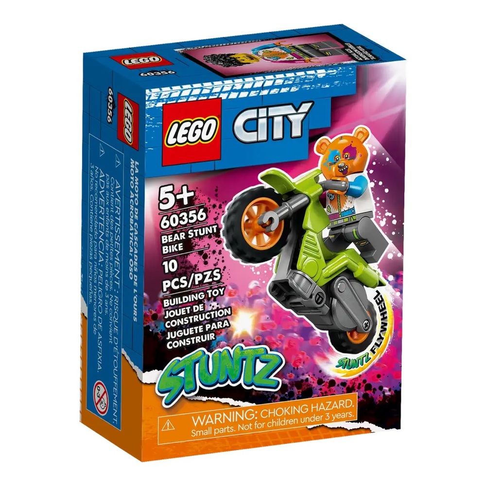 🆕 LEGO City 60356 Stunt Bike, Bear. STUNTZ - Picture 3 of 10